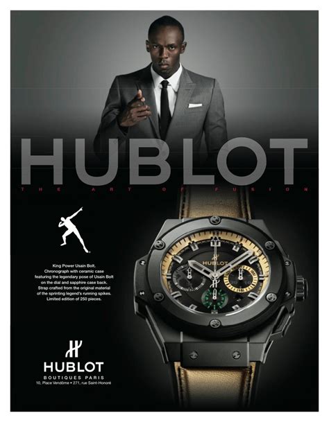 how much did hublot pay bolt